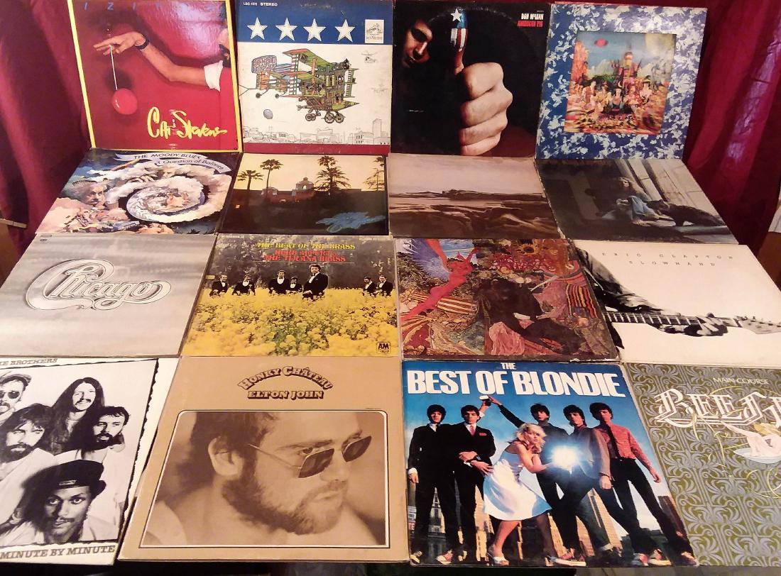 16 VINTAGE "ROCK" VINYL LP'S (1 of 3)