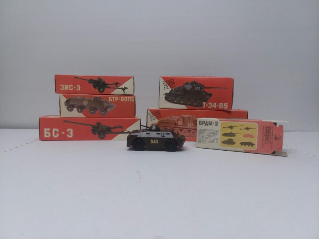 LOT OF 6 VINTAGE 80S/90S DIECAST RUSSIAN ARMY VEHICLES (1 of 5)