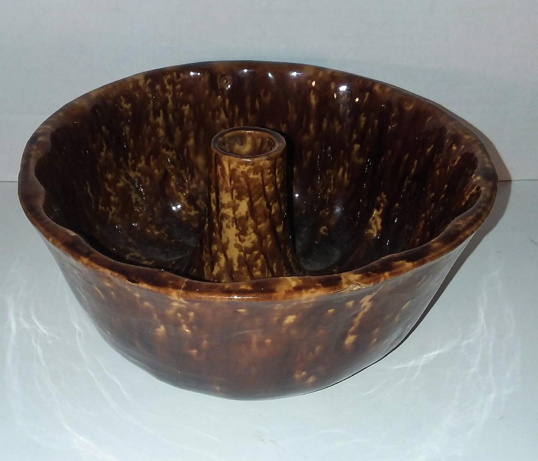 MID 19TH C, BENNINGTON FOOD MOLD (1 of 3)