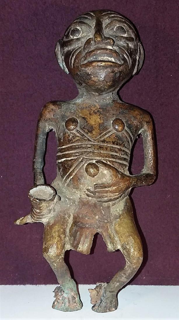 Very Old & Rare African Bronze Figure (1 of 3)