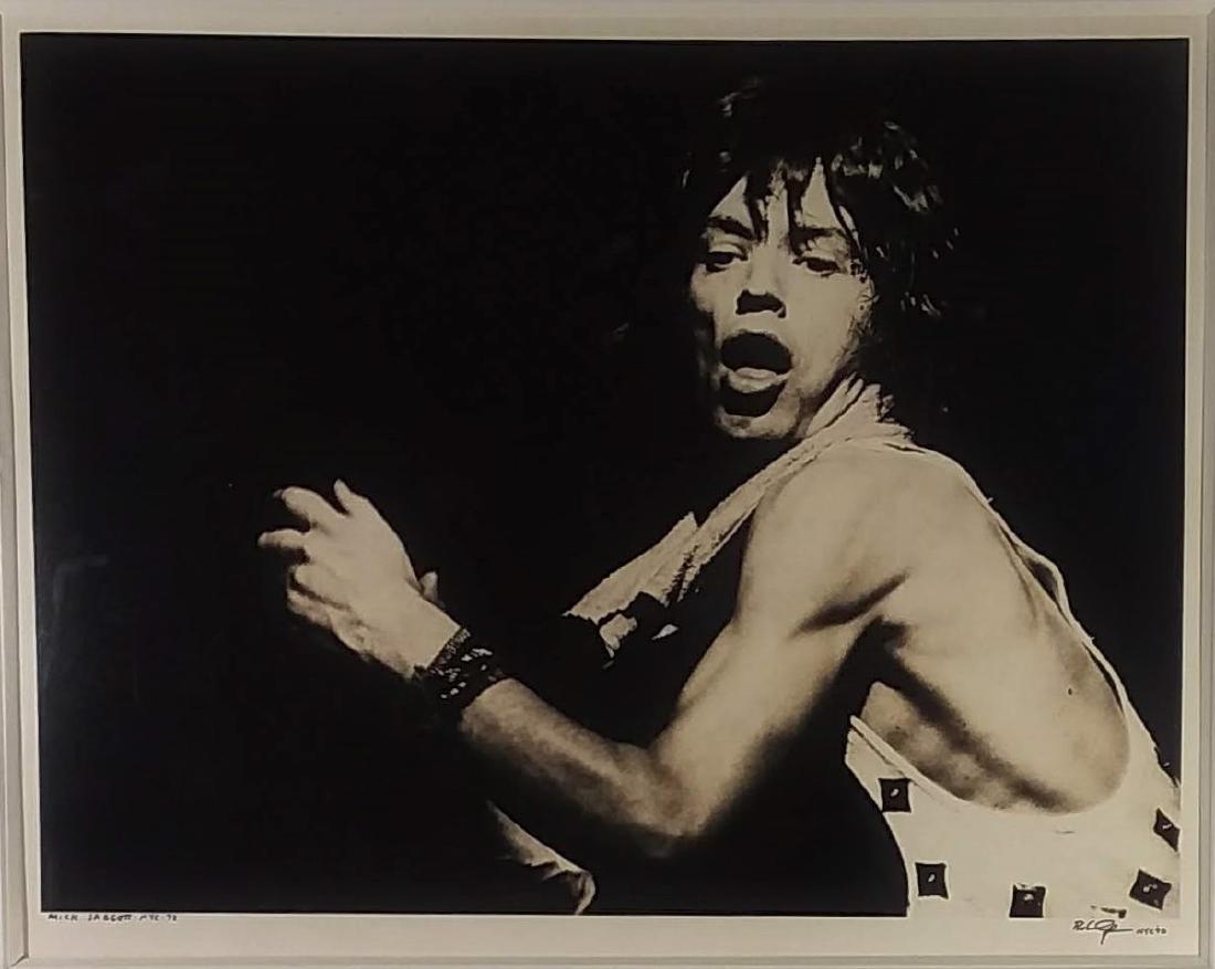 Mick Jagger, NYC, 1972. Gelatin silver PHOTO, Bob Gruen: Bob Gruen (American, b. 1945). Mick Jagger, NYC, 1972. Gelatin silver, 1992