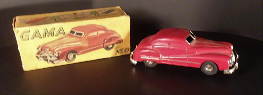 Vintage Red Buick Schuco GAMA 100 Bump N go West German (1 of 3)