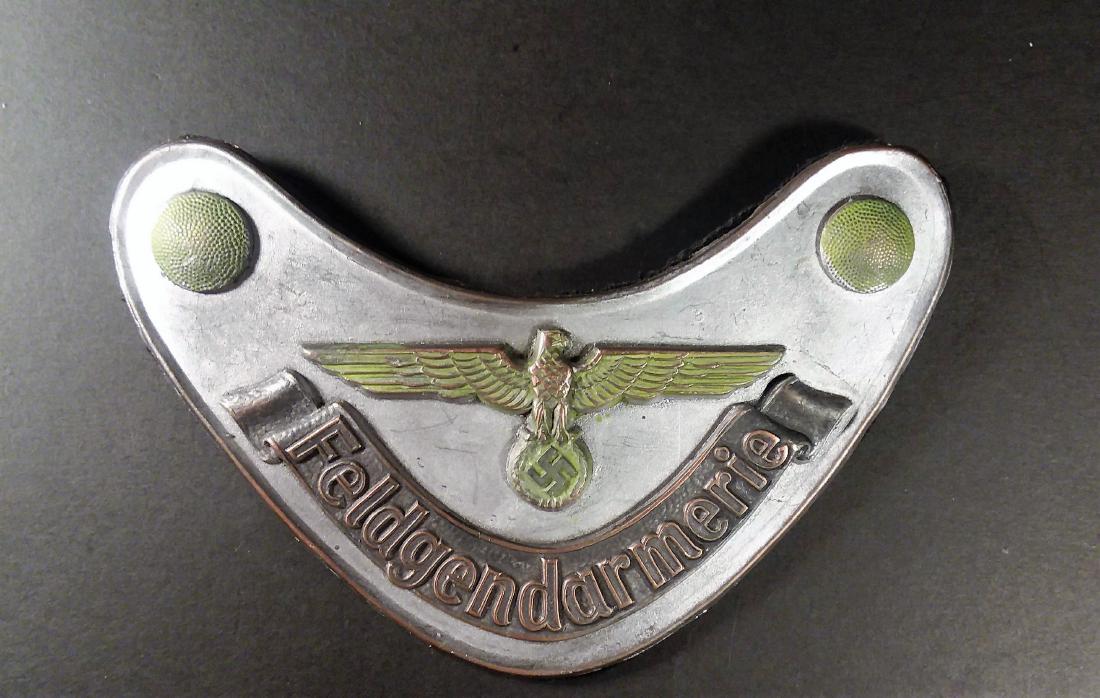 German WWII Military Police Gorget: German WWII Military Police Gorget