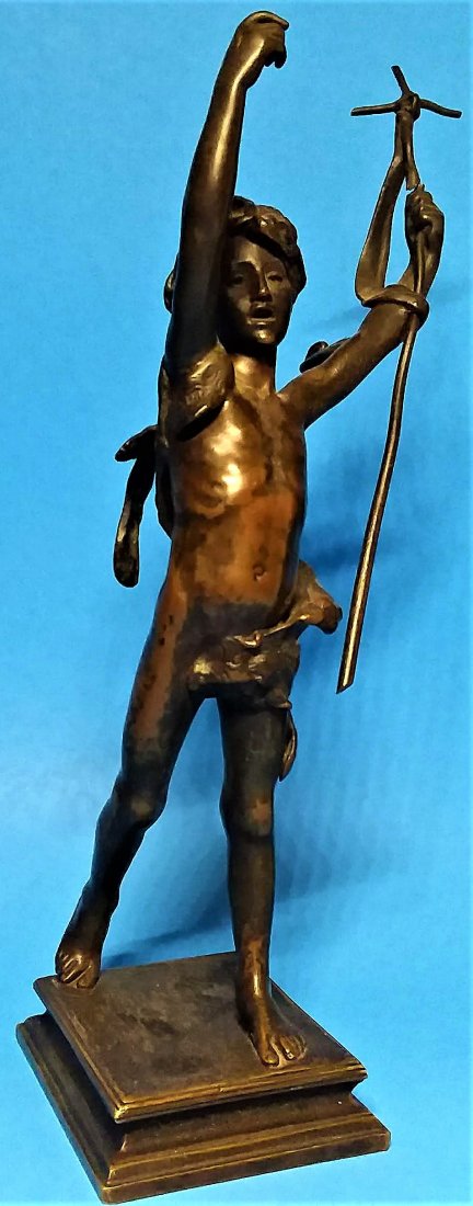 Jules ISADOR LAFRANCE 1841-1881, PARIS BRONZE, 1873 (1 of 8)