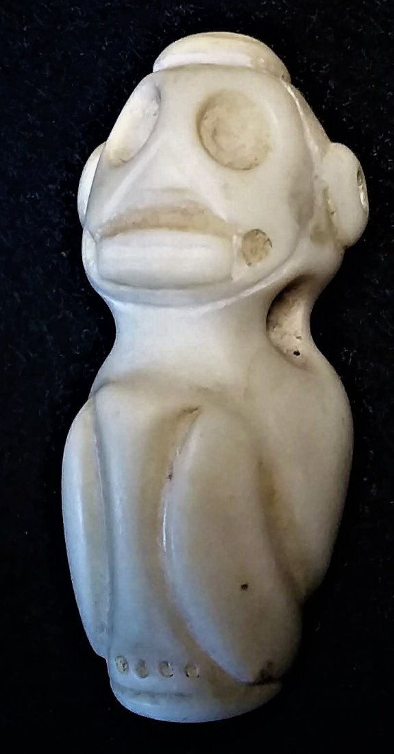 Taino Zemi God of Pure White Shell (1 of 4)