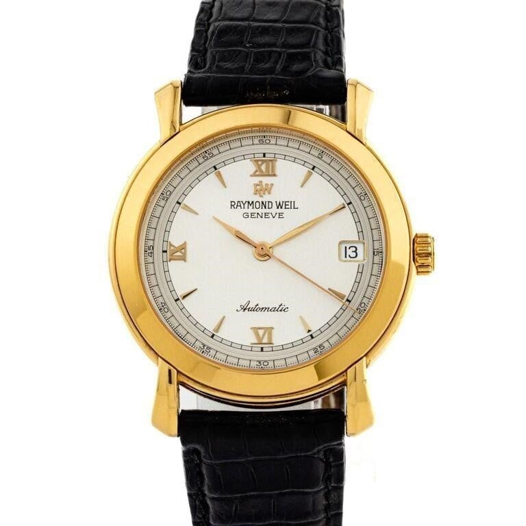 Raymond Weil Tradition Ref 2800 Automatic 18KT Gold Plated Automatic Wrist Watch (1 of 5)