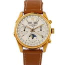 Vintage Ulysse Nardin 4355j 18kt Yellow Gold 17j Perpetual Calendar Chronograph Wrist Watch