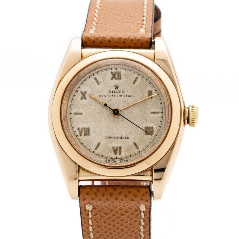 Vintage Rolex "Bubble Back" 3131 14kt Yellow Gold Automatic Wrist Watch (1 of 5)