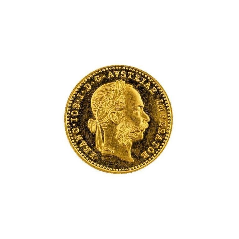 Vintage 98.6% Gold 1915 King Franz Joseph Austrian Ducat Coin (1 of 2)