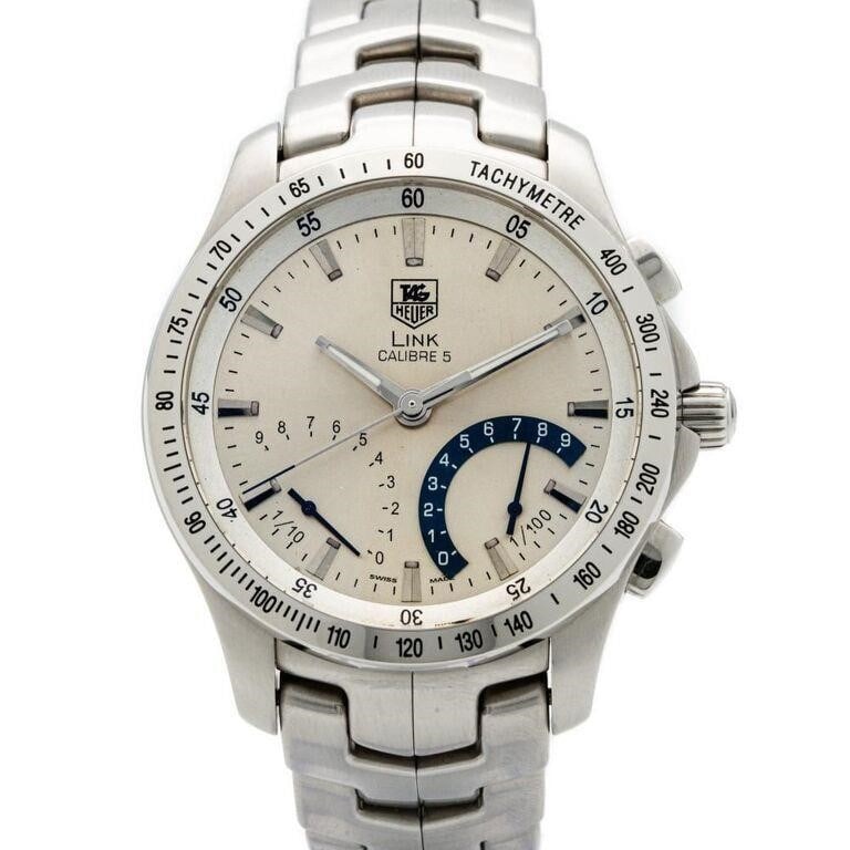 Tag Heuer Link Calibre 5 Reference CJF7111 Stainless Steel Hybrid Movement (1 of 4)