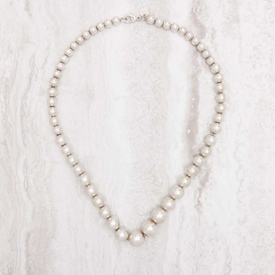 Tiffany & Co 925 6-11mm Graduated Ball Necklace (1 of 4)