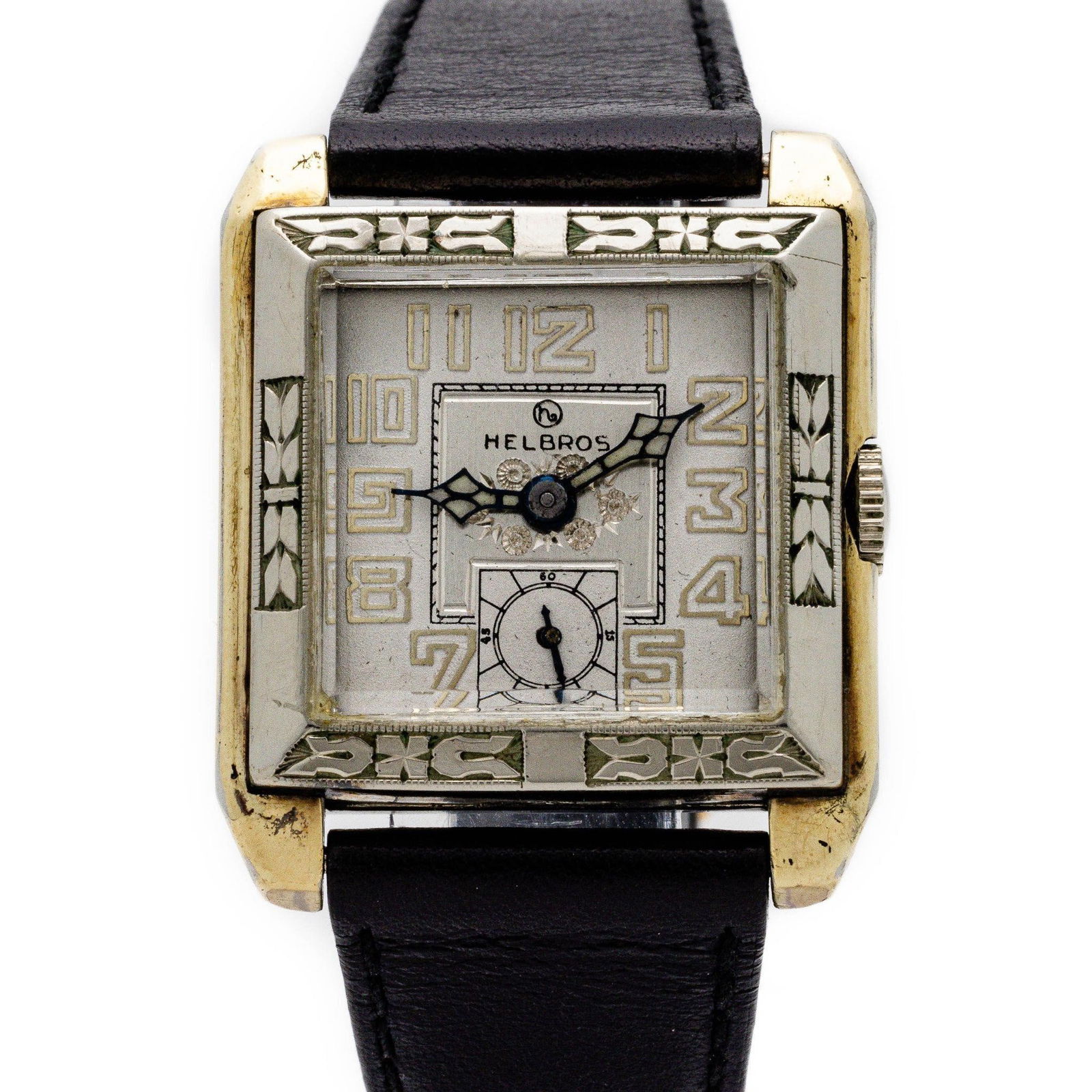 Helbros Art Deco 14kt Gold Fill Manual Wristwatch (1 of 6)