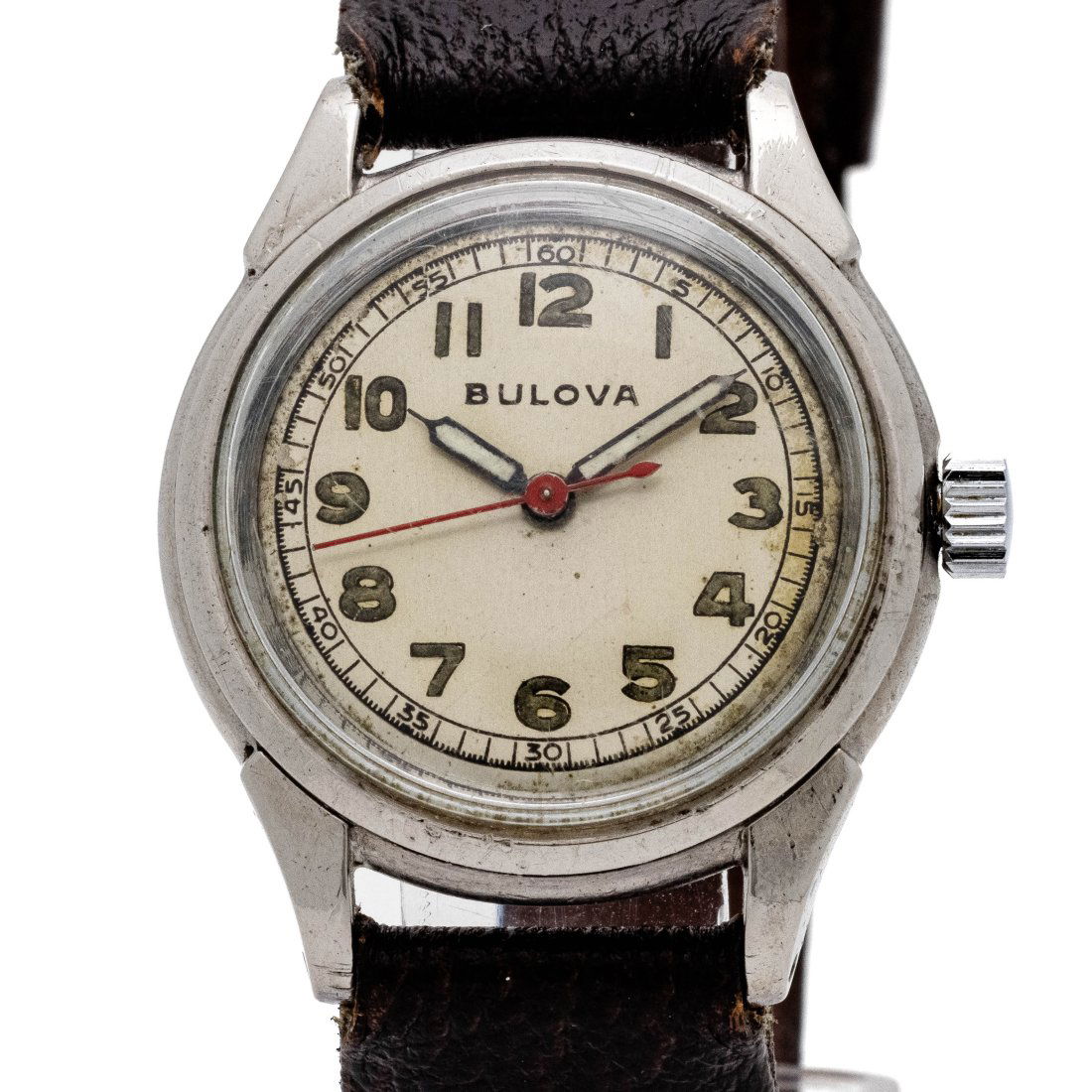 Vintage bulova military hot sale watch