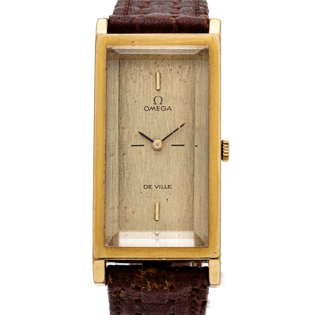 Omega 511.0377 DeVille Andrew Grima Emerald Watch: Click or Tap For Video! This vintage omega is a rare one. The elongated case and faceted, emerald cut crystal makes it a show stopper but simple. Powered by the accurate a