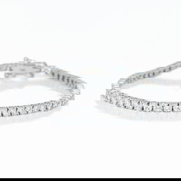 14kt White Gold 5.50 ctw Diamond Tennis Bracelet