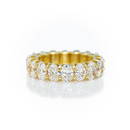 18kt Gold 5.40 ctw Oval Diamond Eternity Band