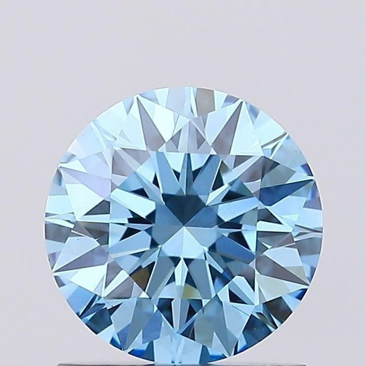 1.01 Carat Round IGI VS1 Fancy Vivid Blue Diamond (1 of 5)