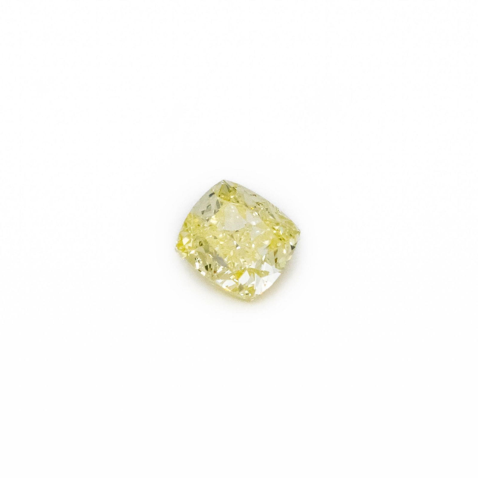 GIA VS1 Natural Fancy Yellow Cushion Loose Diamond (1 of 4)