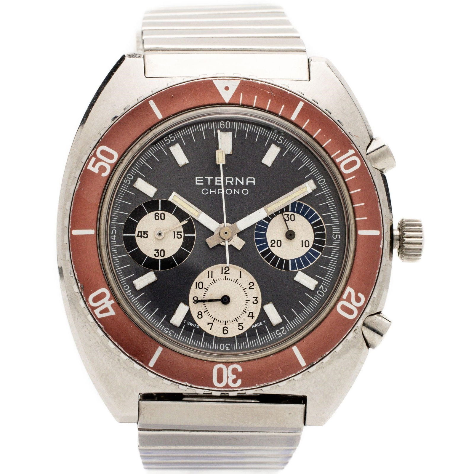 Eterna 154 FTP-7 41mm Chronograph Val 726 Watch (1 of 12)