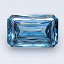 Radiant Mixed 3.17 ct VS1 Fancy Vivid Blue Diamond