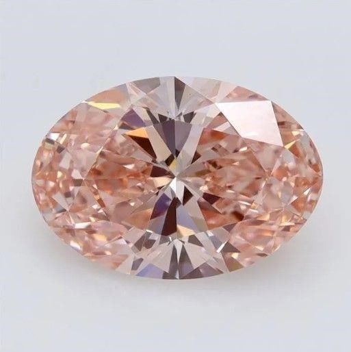 IGI Cert 2.17 Carat Oval fancy Vivid Pink Diamond (1 of 6)