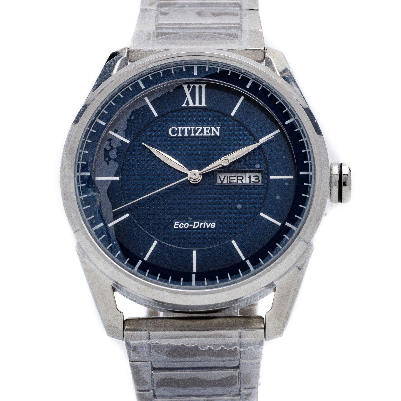 New Citizen Classic Stainless Steel Wristwatch: The brand new Citizen Classic Stainless Steel Eco-Drive Wristwatch seamlessly combines timeless design with sustainable technology, featuring a stainless steel case and Citizen's Eco-Drive movement fo