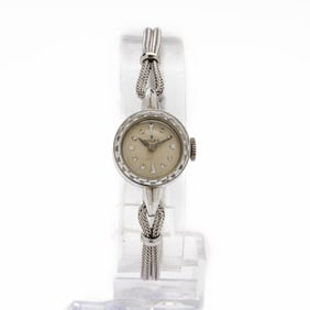 Antique Rolex Deco Ladies Watch 14K White Gold