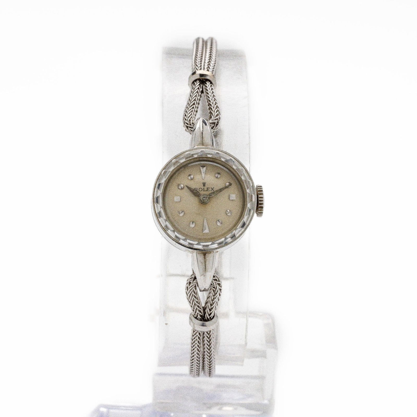 Antique Rolex Deco Ladies Watch 14K White Gold (1 of 5)