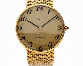 Vintage Audemars Piguet 18kt Gold Automatic Watch