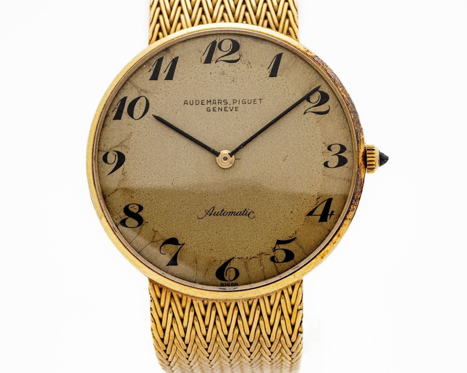 Vintage Audemars Piguet 18kt Gold Automatic Watch (1 of 9)