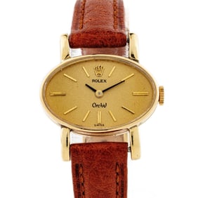 Rolex Orchid 2674 18kt Yellow Gold Manual Watch