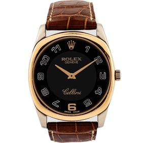Rolex Cellini 4233 18kt 2 Tone Gold Manual Watch