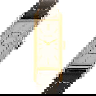 Bulova Elongated Tank Cal 6AE 10kt GF Manual Watch: Bulova Elongated Tank - Vintage Mechanical Wristwatch - Serviced Manual Wind Cal. 6AE - Art Deco Design A rare and exceptionally refined vintage wristwatch, this elongated tank-style Bulova exemplifie