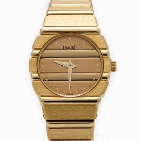 Vintage Piaget Polo 861c701 18kt Yellow Gold Watch