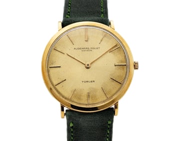 Vintage Audemars Piguet Turler 18K Gold Watch