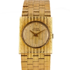 18KT Solid Yellow Gold Girard Perregaux Wristwatch