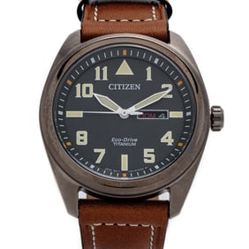 Citizen Garrison Stainless Steel Eco-Drive Watch