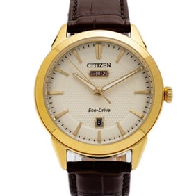 New Citizen Rolan Stainless Steel Eco-Drive Watch