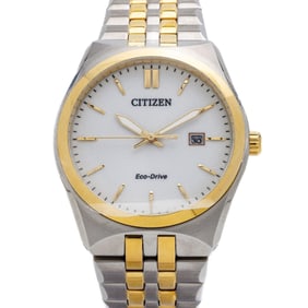 Steel Citizen Corso Eco-Drive movement wristwatch