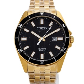 Steel Citizen Classic Eco-Drive quartz wristwatch