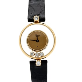 Chopard 18k G3957 Happy Diamonds Floating Watch