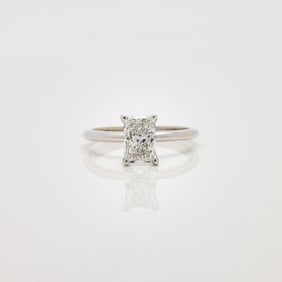 14kt Gold 1.07 Ct. Radiant Diamond Engagement Ring