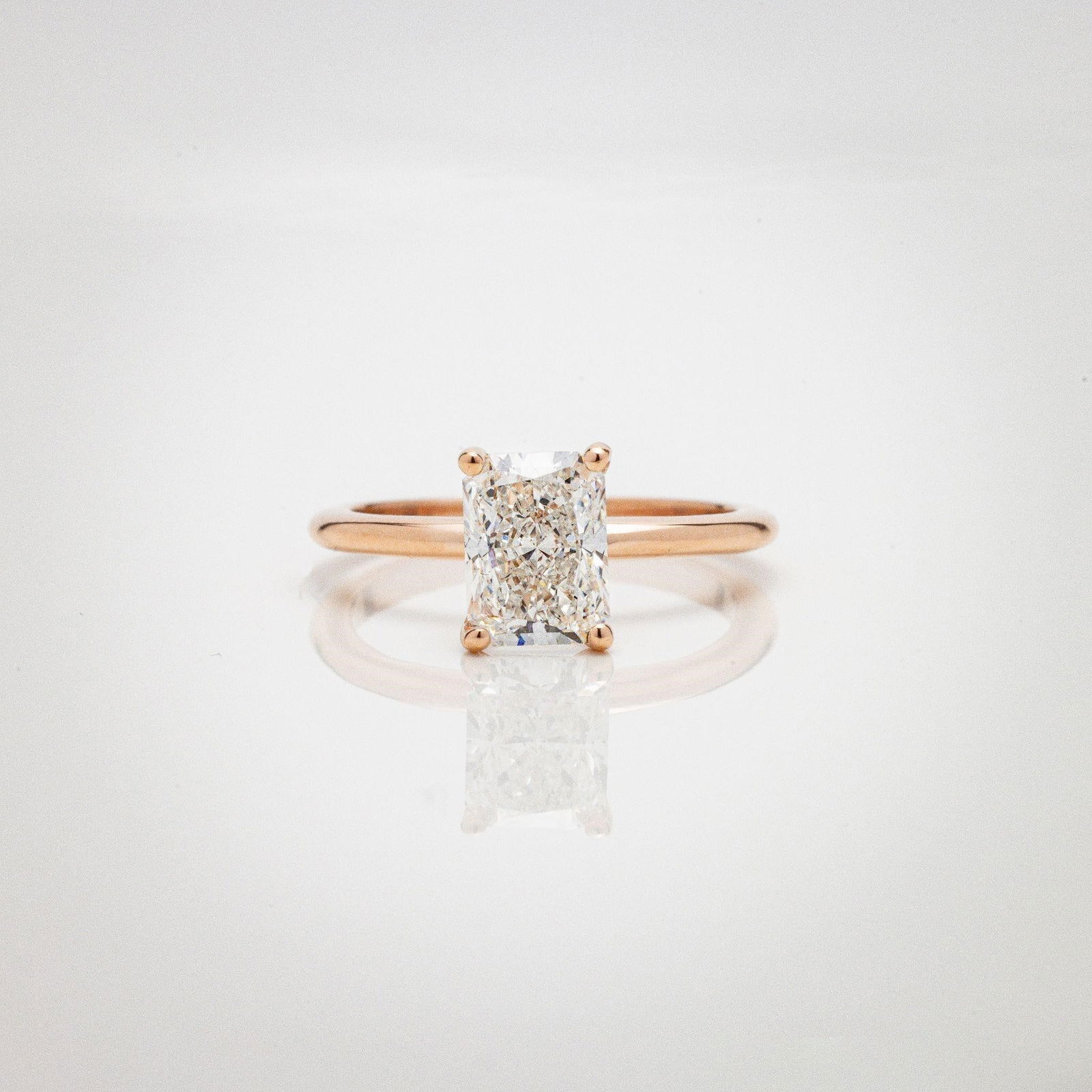 14k Gold 1.5 Carat Radiant Diamond Engagement Ring (1 of 9)