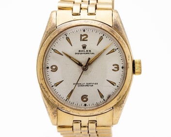 Vintage Rolex 6084 14kt Yellow Gold Watch