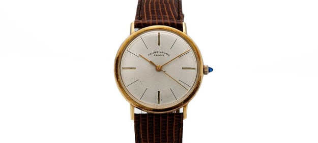 Vintage 18KT Gold Favre Leuba Geneve 80047 Watch