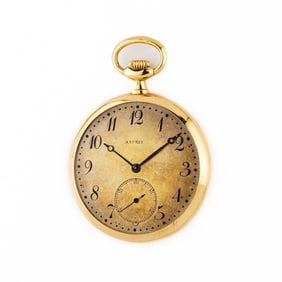Antique Asprey 18kt YG Manual Pocket Watch