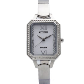 New Citizen Stainless Steel Eco-Drive Wristwatch