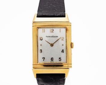 Vintage Jaeger LeCoultre Reverso 18kt Gold Watch