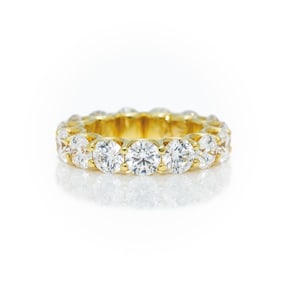 18k Gold 7.50 ctw Round Diamond Eternity Ring Band