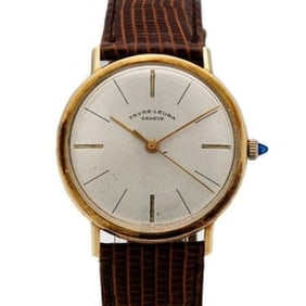 Vintage 18KT Gold Favre Leuba Geneve 80047 Watch